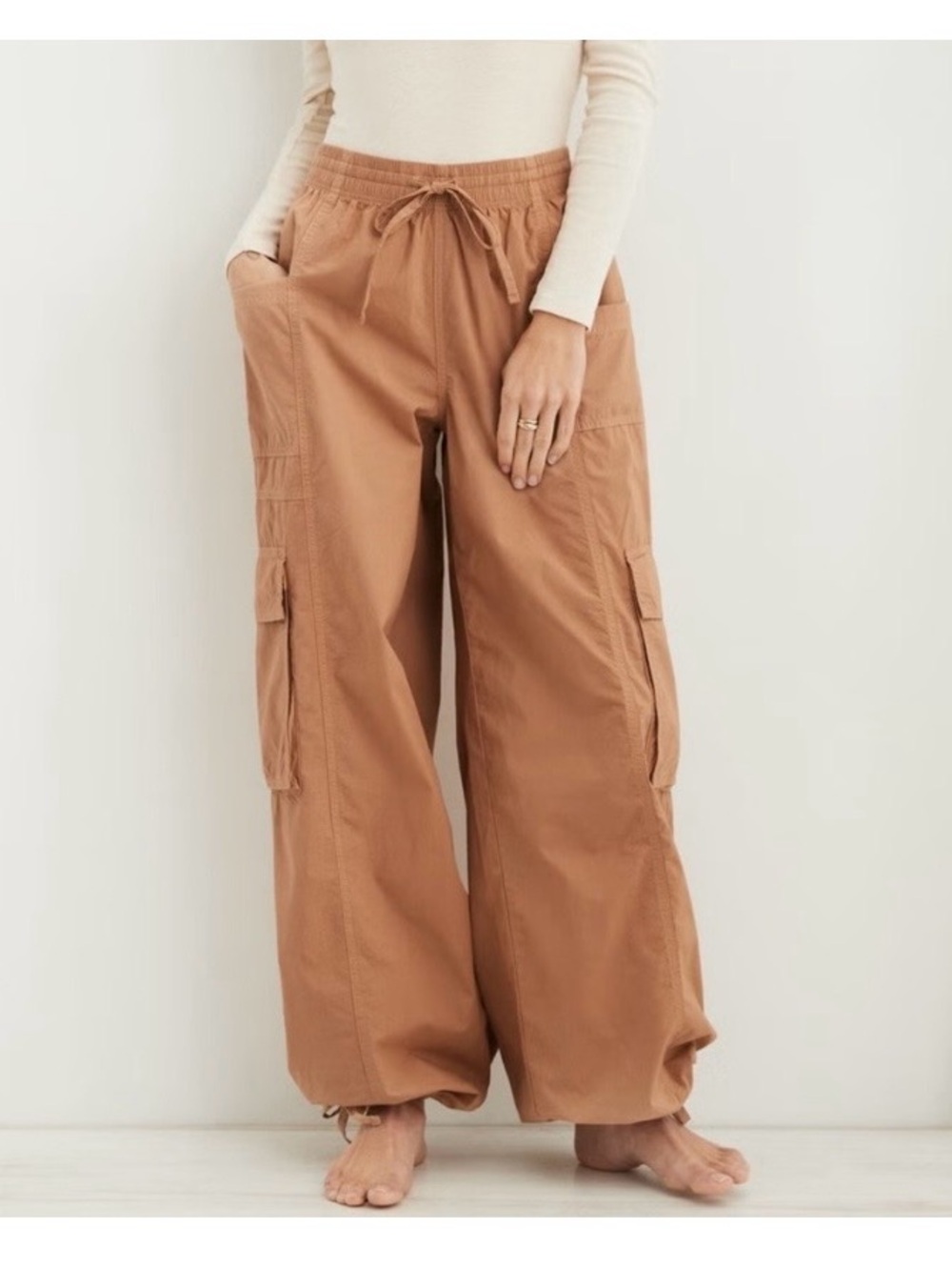 AERIE Go For It Baggy Cargo Pants
